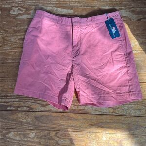 Vineyard  Men's Rhubarb Pink Flat Front Club Shorts